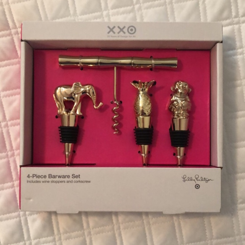 Lilly Pulitzer bar set